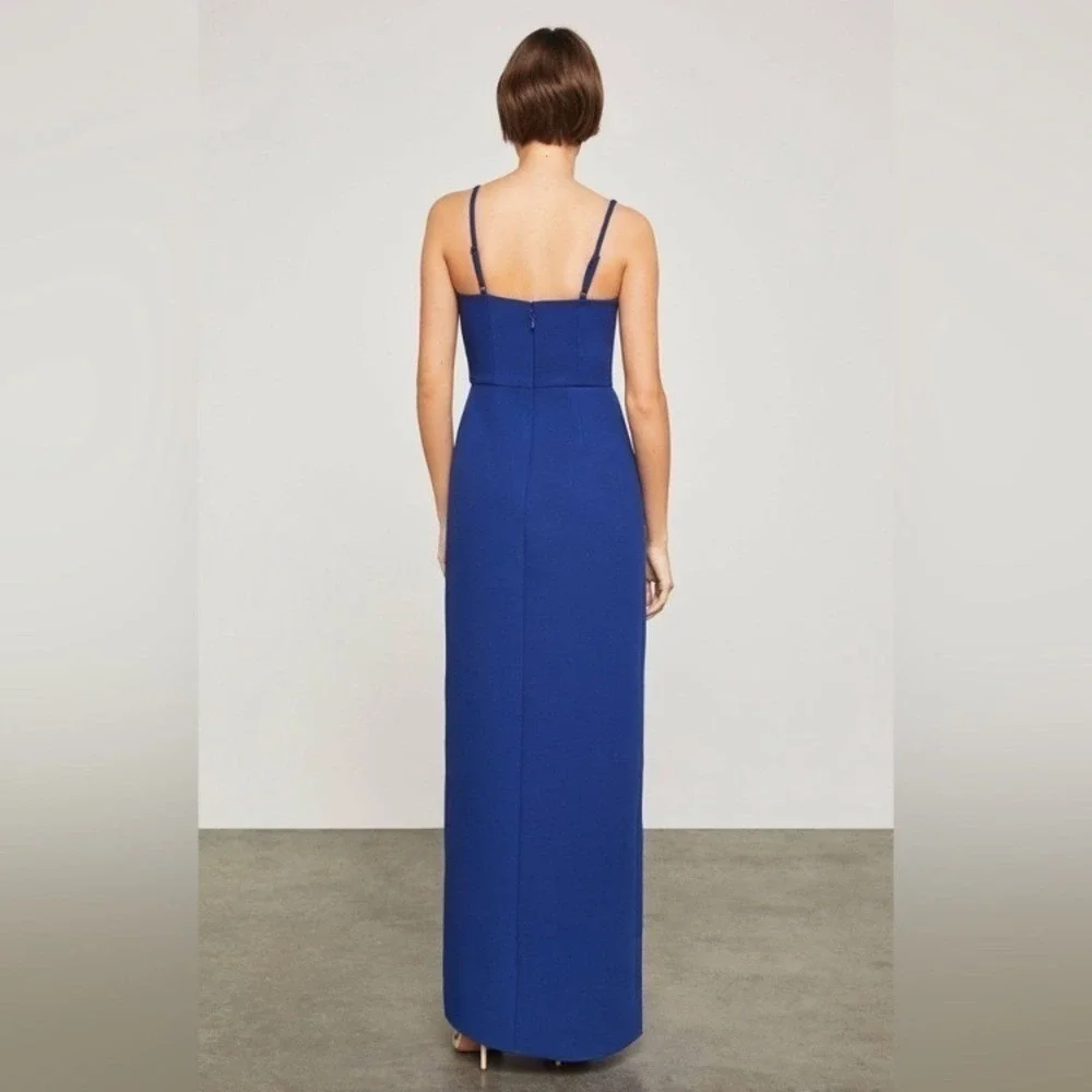 BCBGMaxazria Steluth Maxi Dress‎ Royal Blue size 2 strap's cocktail prom - Picture 6 of 12